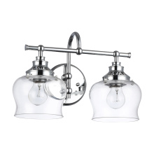 Golden Canada 3610-BA2 CH-CLR - Wry Lighting Daphne 2-light Vanity in Chrome